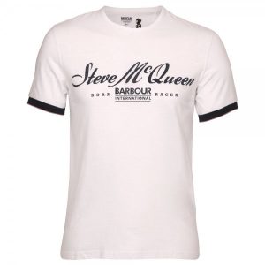 Barbour Steve McQueen T Shirt Born Racer