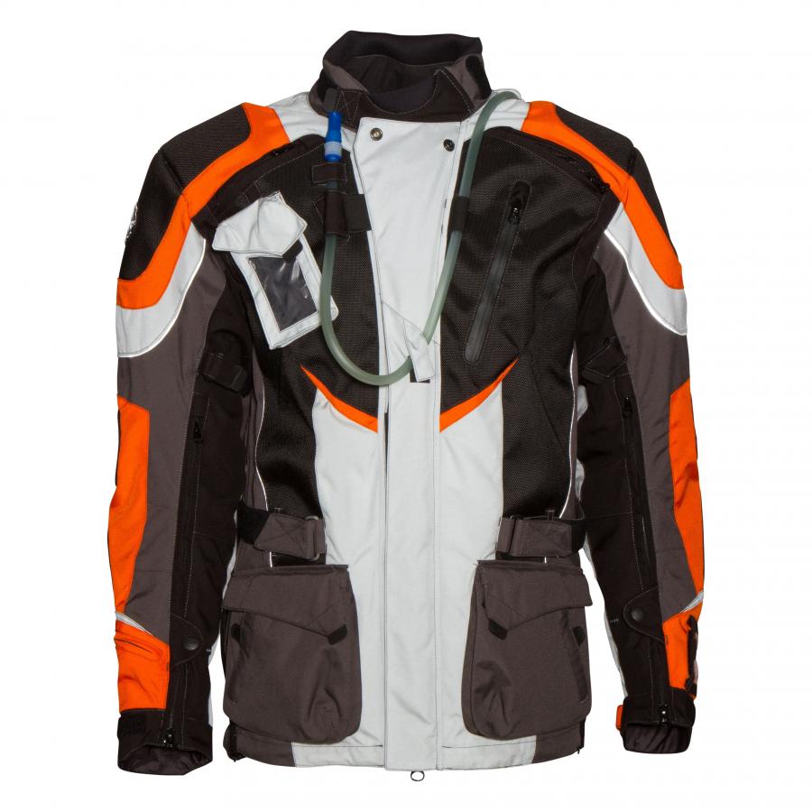 Adventure Motorcycle Jacket Waterproof Armored comes in KTM Orange