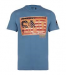 Barbour Steve McQueen Flag T-Shirt Blue