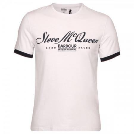 Barbour Steve McQueen T Shirt Born Racer